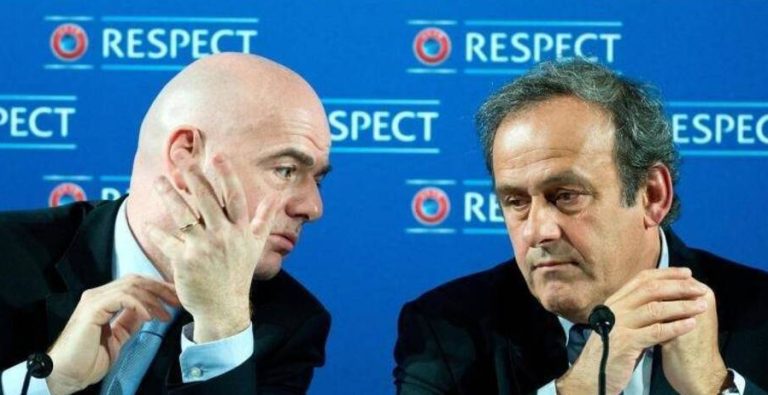 COSPIRAZIONE / Denuncia penale di Platini contro il presidente della Fifa Infantino: “Tramò per farmi fuori”